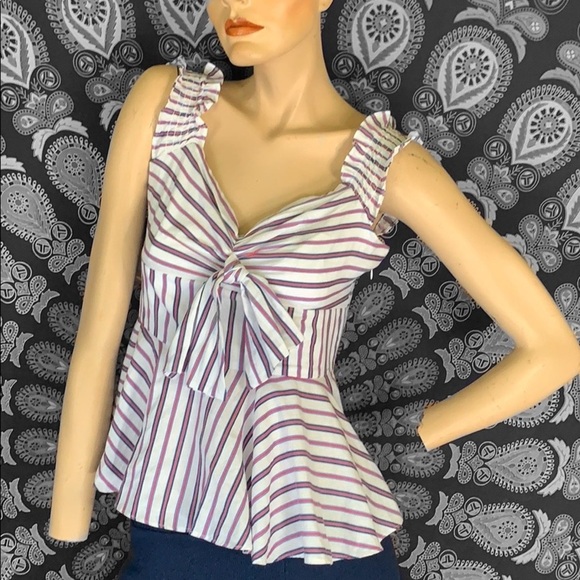 Romeo + Juliet couture Peplum top - Picture 1 of 8